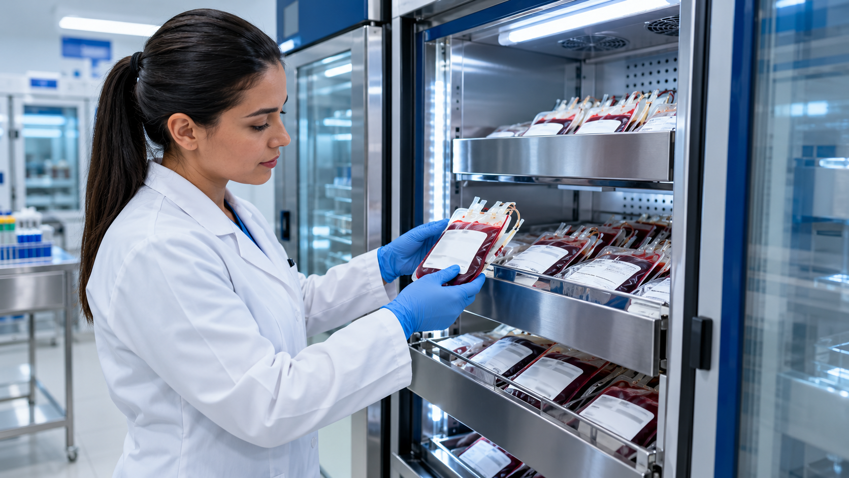 Soluções para banco de sangue